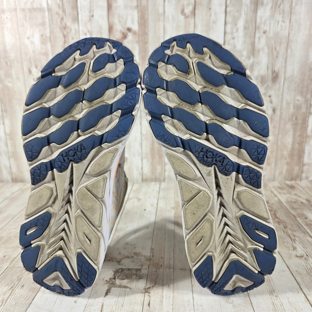 Hoka One One Clifton 8 Together Blue White Marble Running Shoes 1119394 TGT 7.5B - Picture 5 of 8